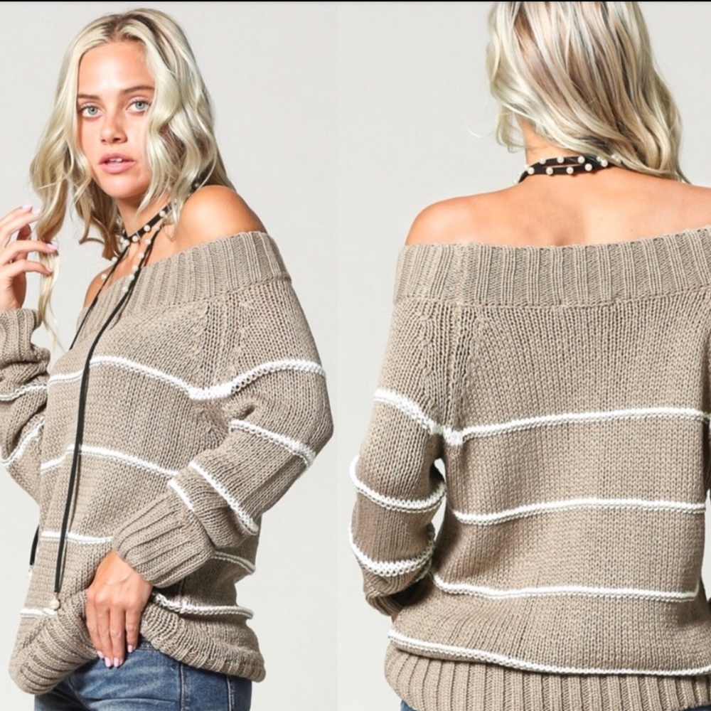 Ribbed Striped Sweater - Picture 4 of 6